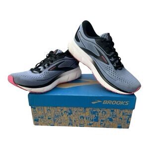 Brooks Trace 2 Running Shoes Sneakers Womens Size 8 Purple Impression Black Pink